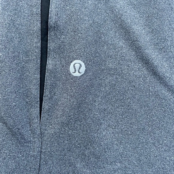 Old School lululemon gray wide leg pants, size medium - Picture 3 of 4